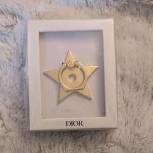 Dior Gold Star Phone Ring Holder ✨NIB✨